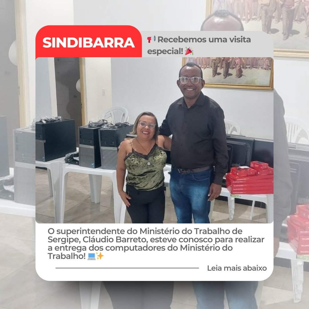 📢 Recebemos uma visita especial! 🎉